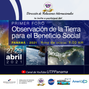 Afiche de Primer Foro de Observación de la Tierra (2)