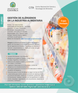 ILSI Mesoamérica Gestión de alérgenos en la industria alimentaria