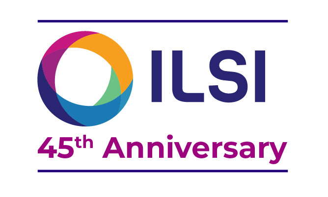 ILSI's 45th anniversary logo